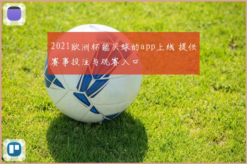 2021欧洲杯能买球的app上线 提供赛事投注与观赛入口